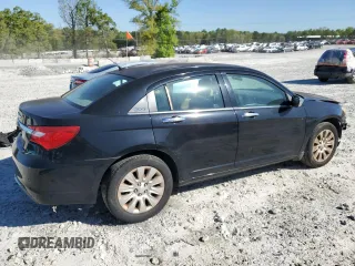 2014 Chrysler 200 LX with VIN 1C3CCBAB1EN197257, listed as a Copart auction lot 52205355 with 143,594 mi miles and Salvage Title. Bid and sale history available at carsss.com. Image 3.