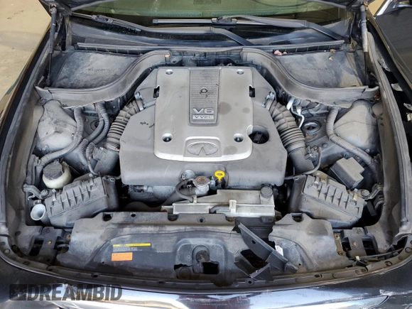 2010 Infiniti G37 x with VIN JN1CV6AR5AM250393, listed as a Copart auction lot 49869395 with 206,803 mi miles and Salvage Title. Bid and sale history available at DreamBid. Image 12.