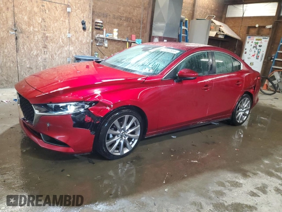 2019 Mazda 3 w/Select Pkg with VIN 3MZBPAAL2KM108846, listed as a Copart auction lot 42822855 with 118,674 mi miles and Salvage Title. Bid and sale history available at carsss.com. Image 1.