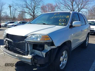 2005 Acura MDX with VIN 2HNYD18205H540383, listed as a IAAI auction lot 41805243 with 214,971 mi miles. Bid and sale history available at carsss.com. Image 2.
