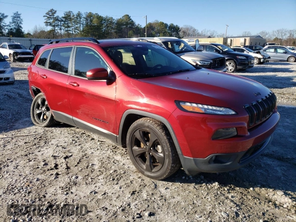 2017 Jeep Cherokee Limited with VIN 1C4PJLDS8HW667836, listed as a Copart auction lot 87103434 with 131,961 mi miles and Salvage Title. Bid and sale history available at carsss.com. Image 4.