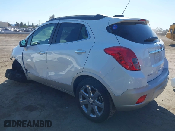 2016 Buick Encore Leather with VIN KL4CJCSB2GB544440, listed as a IAAI auction lot 37711234 with 61,927 mi miles. Bid and sale history available at carsss.com. Image 3.