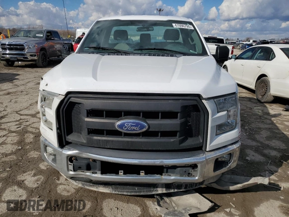 2016 Ford F-150 XL with VIN 1FTMF1C88GKD51213, listed as a Copart auction lot 47096795 with 136,705 mi miles and Salvage Title. Bid and sale history available at carsss.com. Image 5.
