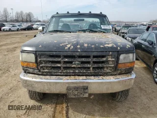 1996 Ford F-250 with VIN 2FTHF26G0TCA69107, listed as a Copart auction lot 43519154 with 0 mi miles and Salvage Title. Bid and sale history available at carsss.com. Image 5.