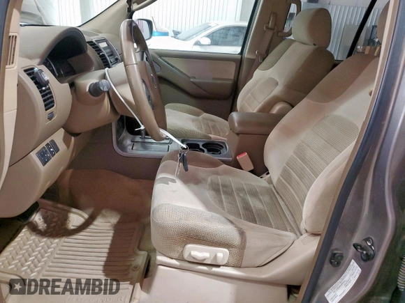 2005 Nissan Pathfinder LE with VIN 5N1AR18U45C705005, listed as a Copart auction lot 61138245 with 156,966 mi miles and Salvage title. Bid and sale history available at DreamBid. Image 7.