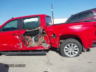 2024 Chevrolet Silverado 1500 Custom with VIN 1GCPABEK5RZ150356, listed as a IAAI auction lot 41806380 with 32,183 mi miles and . Bid and sale history available at DreamBid. Image 6.