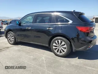 2014 Acura MDX Technology with VIN 5FRYD3H4XEB010641, listed as a Copart auction lot 59573205 with 135,968 mi miles and Salvage title. Bid and sale history available at DreamBid. Image 2.