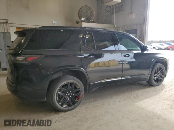2020 Chevrolet Traverse Premier with VIN 1GNERKKW0LJ159468, listed as a Copart auction lot 53095035 with 80,848 mi miles and Salvage title. Bid and sale history available at DreamBid. Image 3.