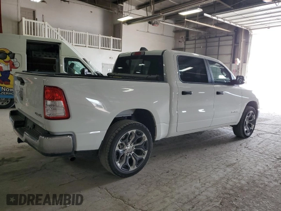 2023 Ram 1500 Big Horn with VIN 1C6RRFFG2PN518748, listed as a Copart auction lot 60999275 with 90,493 mi miles and Clean title. Bid and sale history available at DreamBid. Image 3.