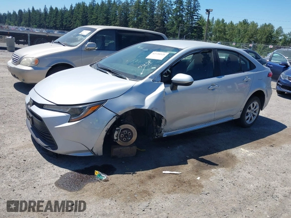 2024 Toyota Corolla LE with VIN 5YFB4MDE5RP142423, listed as a IAAI auction lot 42720521 with 25,169 mi miles and . Bid and sale history available at DreamBid. Image 22.