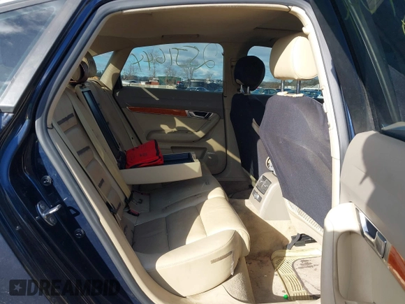 2005 Audi A6 with VIN WAUDG74F25N066402, listed as a IAAI auction lot 41597505 with 999,999 mi miles. Bid and sale history available at carsss.com. Image 8.