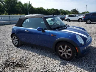 2008 MINI Convertible with VIN WMWRF33518TF68279, listed as a Copart auction lot 59547065 with 86,200 mi miles and Salvage title. Bid and sale history available at DreamBid. Image 4.