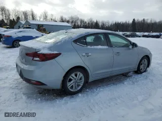 2020 Hyundai Elantra SEL with VIN KMHD84LF6LU083783, listed as a Copart auction lot 43225555 with 36,783 mi miles and Clean Title. Bid and sale history available at carsss.com. Image 3.