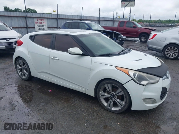 2012 Hyundai Veloster w/Gray Int с VIN KMHTC6ADXCU074298, выставлен на аукционе IAAI как лот 42353923 с пробегом 129 114 миль миль и . История ставок и продаж доступна на DreamBid. Изображение 1.