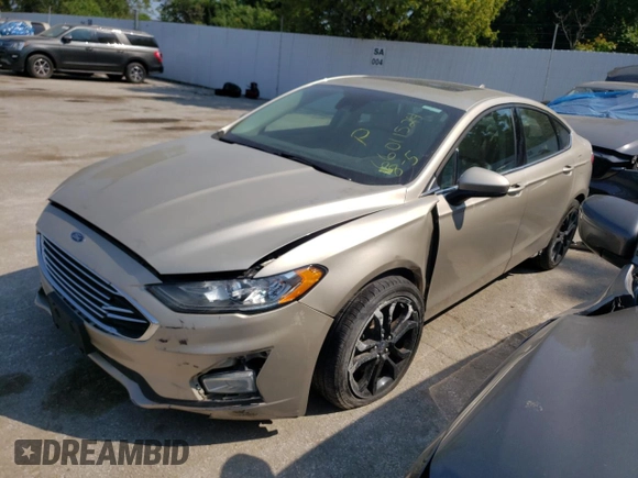 2019 Ford Fusion SE with VIN 3FA6P0HD3KR172819, listed as a Copart auction lot 66011524 with 57,895 mi miles and Salvage Title. Bid and sale history available at carsss.com. Image 1.