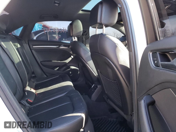 2018 Audi A3 Sedan Premium Plus with VIN WAUJ8GFF2J1036914, listed as a Copart auction lot 46008704 with 69,513 mi miles. Bid and sale history available at carsss.com. Image 10.