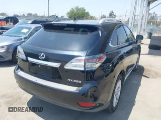 2012 Lexus RX 350 with VIN 2T2ZK1BA9CC078845, listed as a IAAI auction lot 42574809 with 169,373 mi miles and . Bid and sale history available at DreamBid. Image 4.