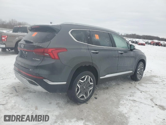 2023 Hyundai Santa Fe Hybrid SEL Premium with VIN 5NMS3DA12PH012224, listed as a Copart auction lot 87618035 with 0 mi miles and Clean Title. Bid and sale history available at carsss.com. Image 3.