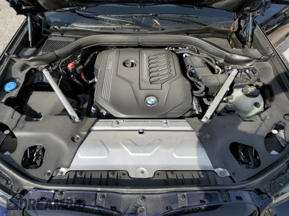 2023 BMW X4 M40i with VIN 5UX43DT06P9R01258, listed as a Copart auction lot 41738674 with 8,184 mi miles and Salvage Title. Bid and sale history available at carsss.com. Image 12.