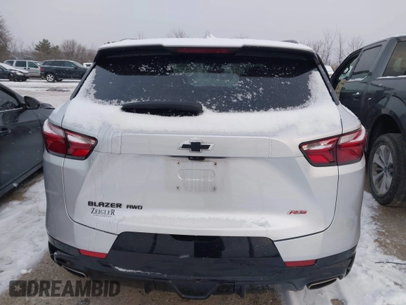 2020 Chevrolet Blazer RS с VIN 3GNKBKRS2LS671712, выставлен на аукционе IAAI как лот 41289197 с пробегом 71 578 миль миль и . История ставок и продаж доступна на DreamBid. Изображение 16.
