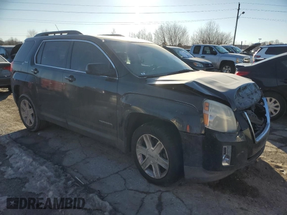 2011 GMC Terrain SLE-2 with VIN 2CTFLSE58B6210488, listed as a Copart auction lot 42095355 with 104,952 mi miles and Salvage Title. Bid and sale history available at carsss.com. Image 4.