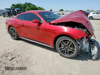 2022 Ford Mustang EcoBoost with VIN 1FA6P8TH8N5130419, listed as a Copart auction lot 57816625 with 27,375 mi miles and Salvage title. Bid and sale history available at DreamBid. Image 4.