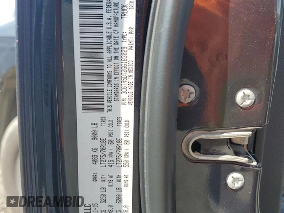 2016 Ram 2500 SLT with VIN 3C6TR5DT2GG183029, listed as a Copart auction lot 53624175 with 63,492 mi miles and Salvage title. Bid and sale history available at DreamBid. Image 12.