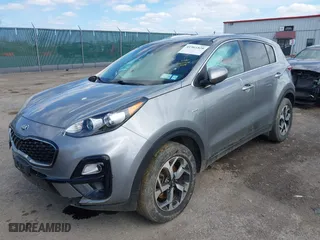 2020 Kia Sportage LX with VIN KNDPMCAC9L7629569, listed as a IAAI auction lot 41961828 with 51,395 mi miles. Bid and sale history available at carsss.com. Image 18.
