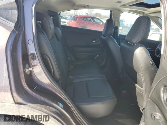 2019 Honda HR-V EX-L with VIN 3CZRU6H7XKM717029, listed as a Copart auction lot 46498375 with 36,609 mi miles and Salvage Title. Bid and sale history available at carsss.com. Image 12.