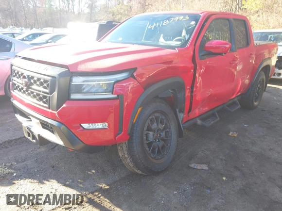 2024 Nissan Frontier SV with VIN 1N6ED1EK6RN609634, listed as a IAAI auction lot 41187993 with 21,034 mi miles and . Bid and sale history available at DreamBid. Image 18.