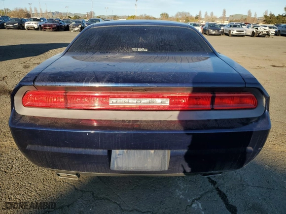2014 Dodge Challenger SXT with VIN 2C3CDYAG2EH195876, listed as a Copart auction lot 47106235 with 0 mi miles and Salvage Title. Bid and sale history available at carsss.com. Image 6.