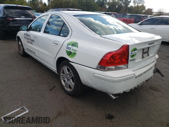 2007 Volvo S60 2.5L Turbo with VIN YV1RS592672644016, listed as a Copart auction lot 74090264 with 137,675 mi miles and Salvage Title. Bid and sale history available at carsss.com. Image 2.