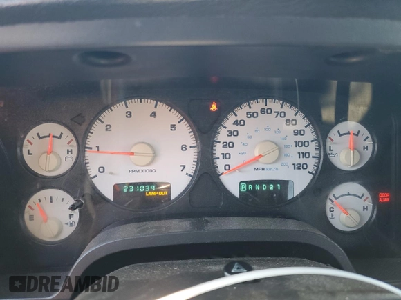 2004 Dodge 1500 SLT with VIN 1D7HU18D74S790076, listed as a Copart auction lot 84510574 with 231,039 mi miles and Non Repairable. Bid and sale history available at carsss.com. Image 9.