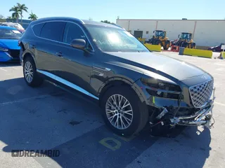 2025 Genesis GV80 Standard with VIN KMUHFESB1SU236078, listed as a IAAI auction lot 41415698 with 6,790 mi miles and . Bid and sale history available at DreamBid. Image 1.