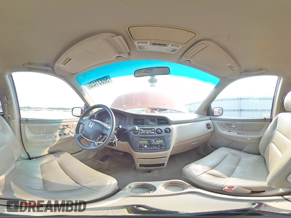 2004 Honda Odyssey EX-L with VIN 5FNRL18024B008617, listed as a Copart auction lot 58831435 with Not provided miles and Salvage title. Bid and sale history available at DreamBid. Image 15.