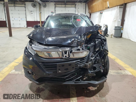 2022 Honda HR-V EX with VIN 3CZRU6H52NM736631, listed as a Copart auction lot 51266625 with 15,423 mi miles and Salvage Title. Bid and sale history available at carsss.com. Image 5.