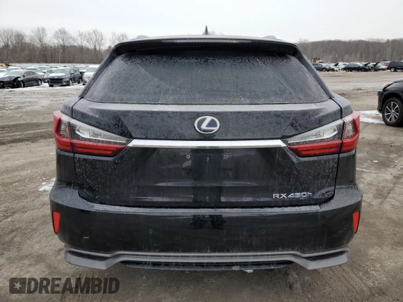 2018 Lexus RX with VIN 2T2BGMCA7JC023598, listed as a Copart auction lot 44582245 with 61,608 mi miles and Salvage Title. Bid and sale history available at carsss.com. Image 6.