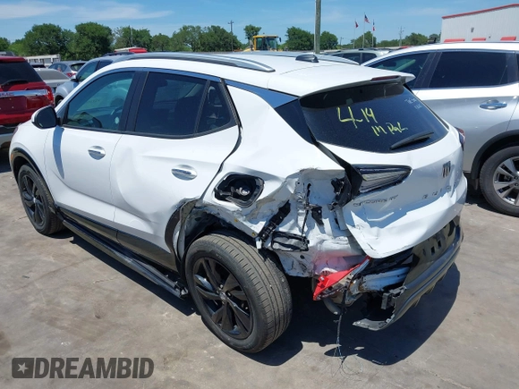 2024 Buick Encore GX Sport Touring with VIN KL4AMDSL6RB134272, listed as a IAAI auction lot 42235088 with 24,769 mi miles and . Bid and sale history available at DreamBid. Image 3.
