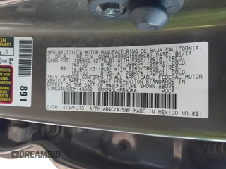2014 Toyota Tacoma with VIN 3TMLU4EN3EM143882, listed as a IAAI auction lot 40657975 with 125,008 mi miles. Bid and sale history available at carsss.com. Image 9.