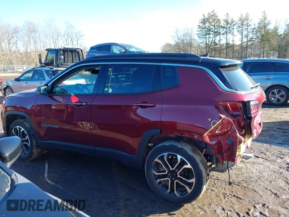 2022 Jeep Compass Limited z VIN 3C4NJDCB9NT193699, wystawiony jako IAAI lot #41574414 z przebiegiem 18 738 mil mil oraz . Historia ofert i sprzedaży dostępna na DreamBid. Obrazek 15.