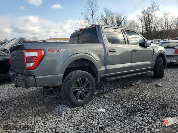 2022 Ford F-150 XL with VIN 1FTFW1E85NKD39653, listed as a Copart auction lot 84929354 with 0 mi miles and Salvage Title. Bid and sale history available at carsss.com. Image 3.