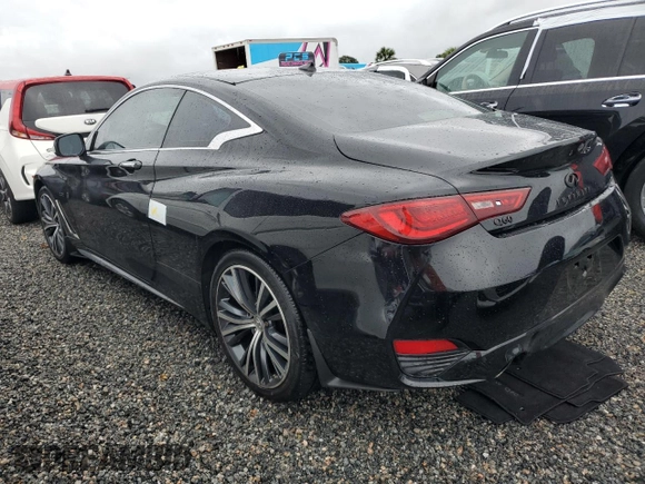 2018 Infiniti Q60 Luxe with VIN JN1CV7EK4JM200250, listed as a Copart auction lot 74010024 with 50,146 mi miles and Non Repairable. Bid and sale history available at carsss.com. Image 2.
