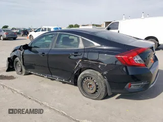 2019 Honda Civic Sedan LX with VIN 19XFC2F67KE013203, listed as a Copart auction lot 52123855 with 0 mi miles and Salvage Title. Bid and sale history available at carsss.com. Image 2.