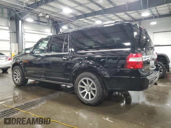 2016 Ford Expedition Max Platinum with VIN 1FMJK1MTXGEF03584, listed as a Copart auction lot 55756615 with 174,318 mi miles and Salvage title. Bid and sale history available at DreamBid. Image 2.