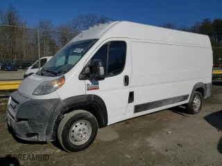 2019 Ram ProMaster Cargo Van with VIN 3C6TRVDG9KE527477, listed as a Copart auction lot 46562245 with 56,556 mi miles and Clean Title. Bid and sale history available at carsss.com. Image 1.