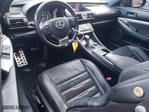 2015 Lexus RC 350 with VIN JTHHE5BC6F5000393, listed as a Copart auction lot 82186544 with 155,413 mi miles and Salvage Title. Bid and sale history available at carsss.com. Image 8.