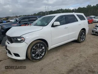 2019 Dodge Durango GT Plus with VIN 1C4RDJDG7KC684880, listed as a Copart auction lot 49504305 with 139,540 mi miles and Salvage Title. Bid and sale history available at carsss.com. Image 1.