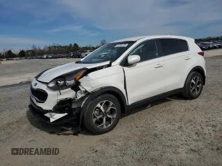 2021 Kia Sportage LX with VIN KNDPM3ACXM7891828, listed as a Copart auction lot 45784125 with 34,821 mi miles and Salvage Title. Bid and sale history available at carsss.com. Image 1.