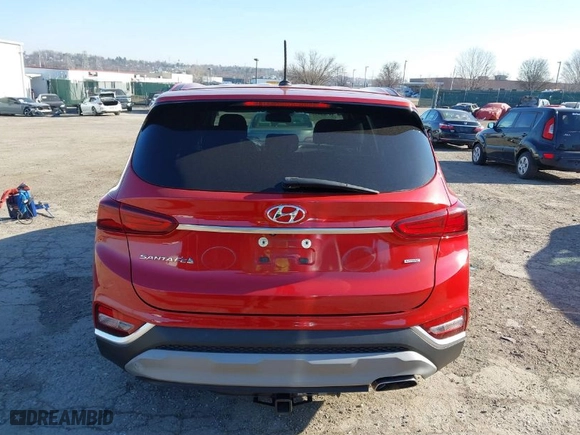 2019 Hyundai Santa Fe SE with VIN 5NMS2CAD4KH136379, listed as a IAAI auction lot 41768957 with NaN miles. Bid and sale history available at carsss.com. Image 17.