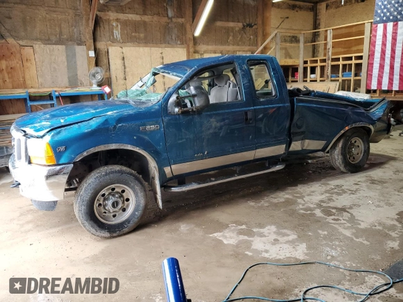 2001 Ford F-250 XL with VIN 1FTNX21S51ED10243, listed as a Copart auction lot 54327695 with 145,875 mi miles and Clean title. Bid and sale history available at DreamBid. Image 1.